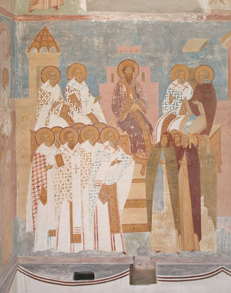 Fresco of the Sixth Ecumenical Council