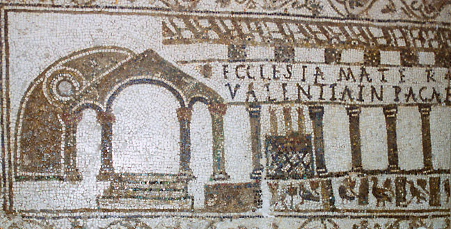 church mosaic from Bardo museum