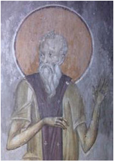 fresco of St. Paul the Simple